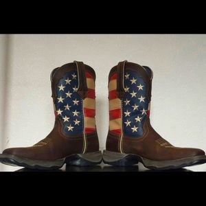 Boots - American Flag print